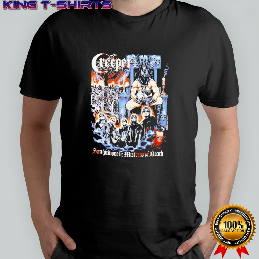 Creeper Sanguivore Mistress Of Death Comic Con T-shirt
