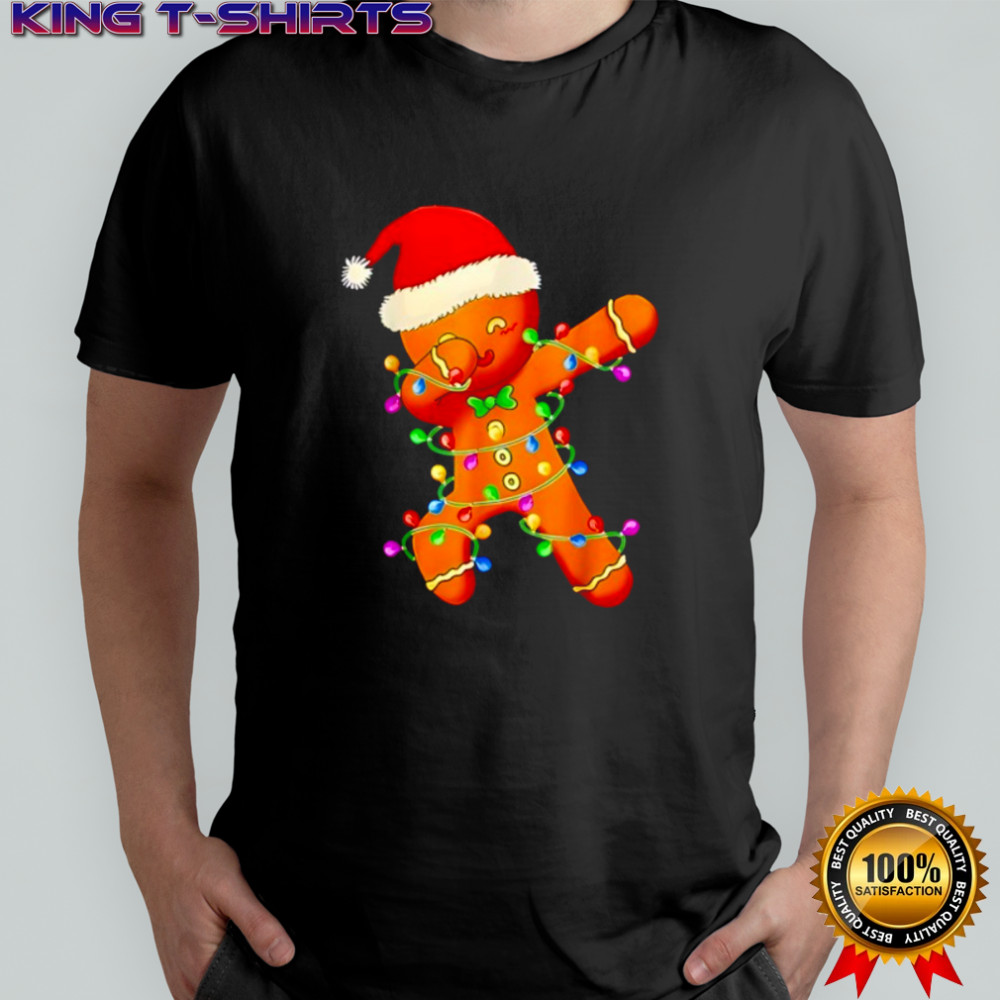 Dabbing Gingerbread Christmas shirt