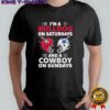 Dallas Cowboys vs Georgia Bulldogs I’m a Bulldog on saturdays and a Cowboy on sundays shirt