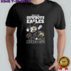 Dallas Cowboys vs Philadelphia Eagles kickoff game winners mascot shirt