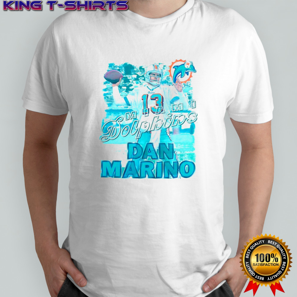 Dan Marino Miami Dolphins football number 13 MVP retro shirt