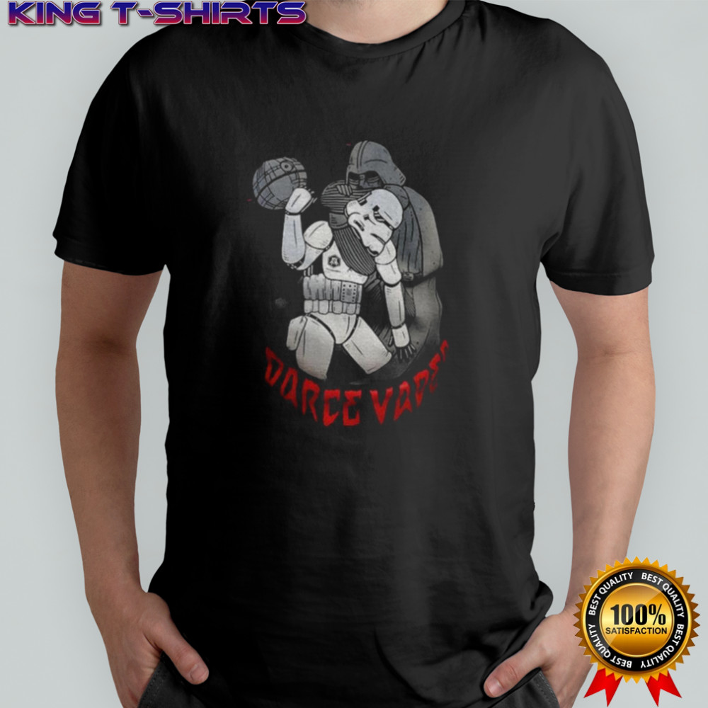 Darth Vader and Stormtrooper Star Wars cartoon shirt