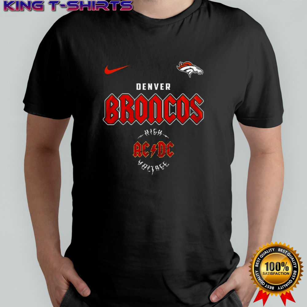 Denver Broncos AC DC Highway To Hell go Broncos graphic shirt