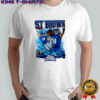 Detroit Lions Amon-Ra St. Brown 14 skyline graphic shirt