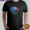 Detroit Lions and Detroit Tigers superman American flag logo shirt