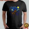 Detroit Lions football Van Gogh style shirt