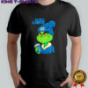 Detroit Lions Grinch with Christmas hat logo shirt