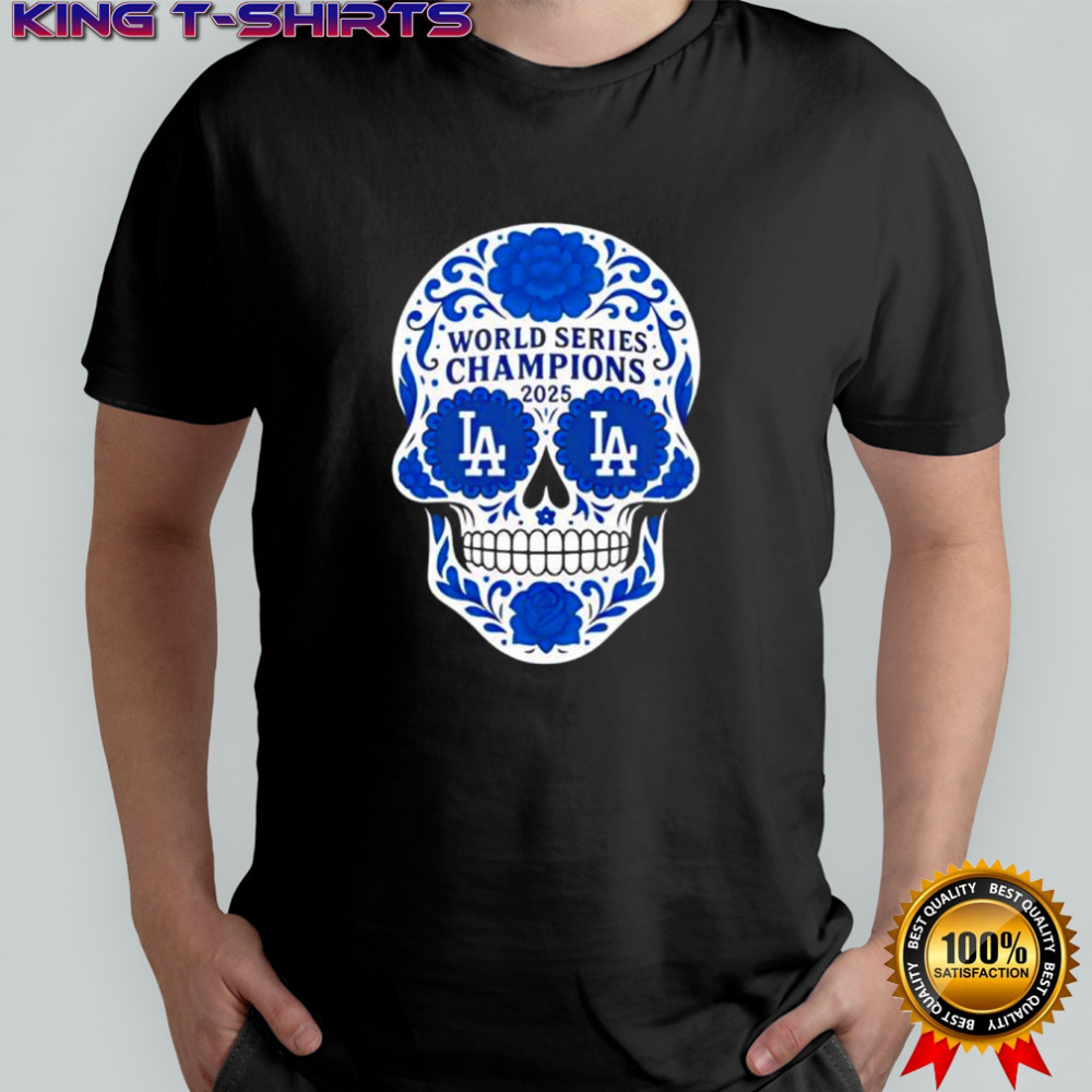 Dia de los Dodgers skull shirt