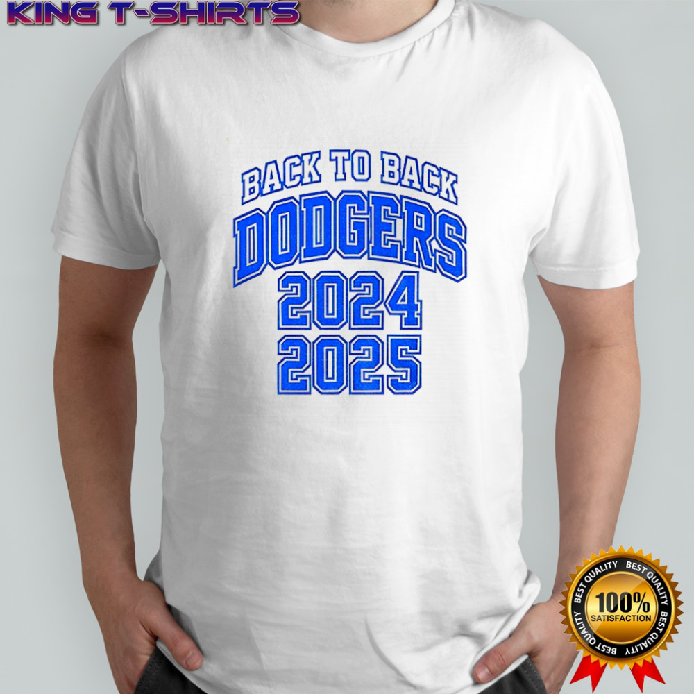 Dodgers Back to Back 2024-2025 shirt