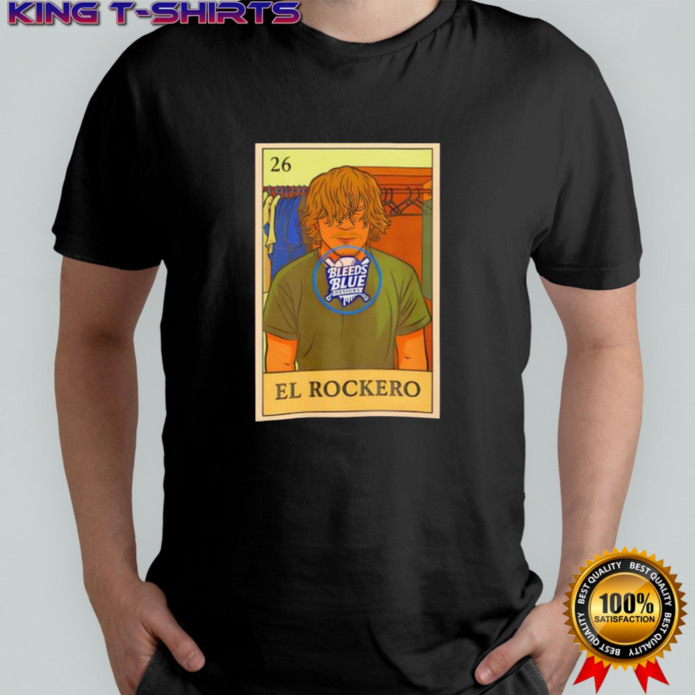 Dodgers Kike El Rockero Loteria Card shirt