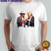 Donald Trump and Kid Rock drinking beer cartoon shirt