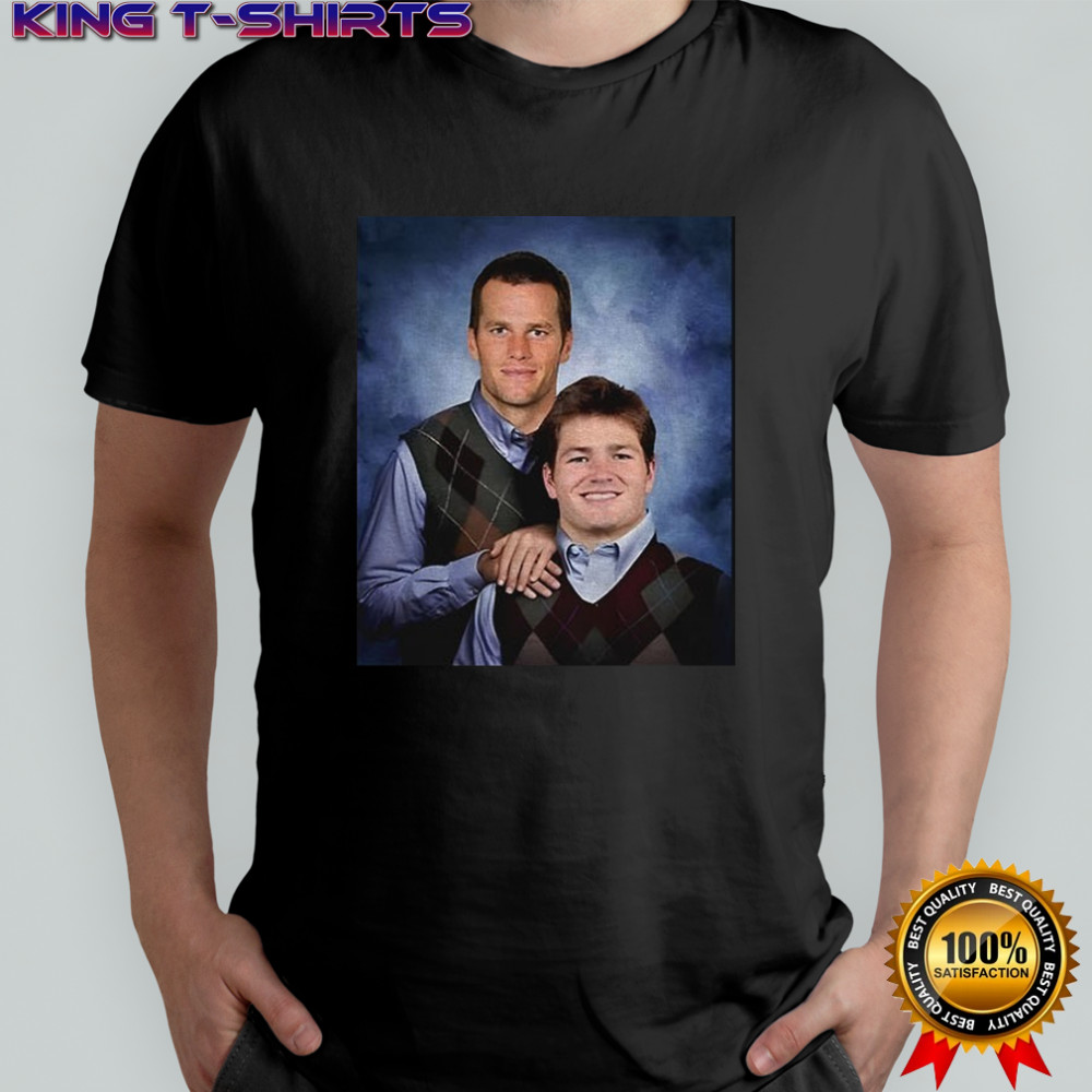 Drake Maye and Tom Brady Stepbrothers New England Patriots NFL Football 2025 shirt