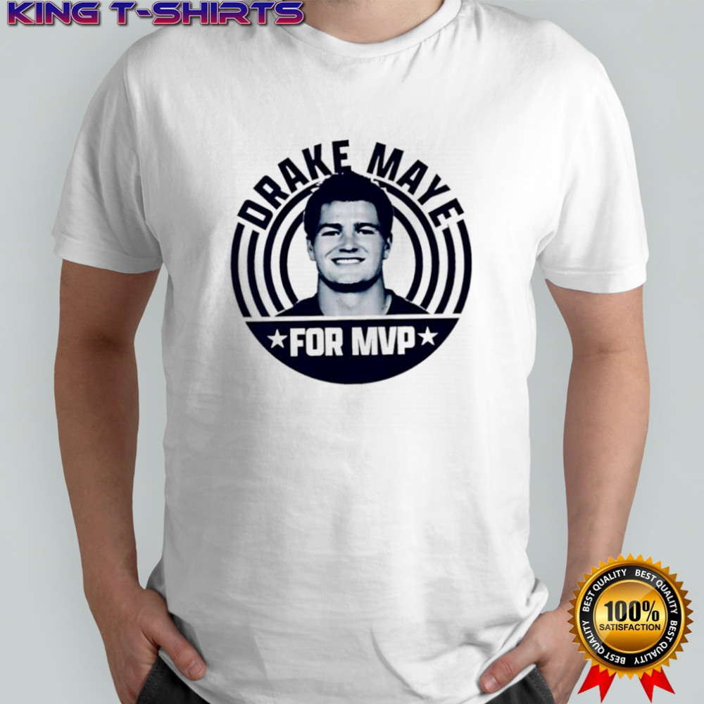 Drake Maye for MVP portrait shirt