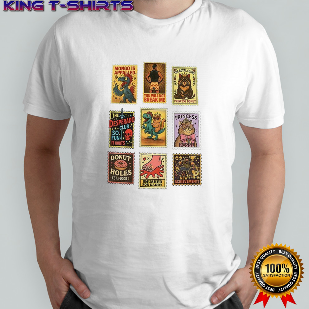 Dungeon Crawler Carl postage stamp vintage shirt