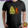 Eat Sleep Run 99 Nights Repeat Scary Deer Funny Gamer Shirt