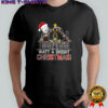 Electrician watt a bright christmas lights graphic shirt