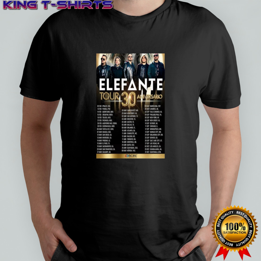 Elefante Tour 30 Aniversary Shirt