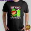 Elf Mode 67% Charged Funny Christmas shirt