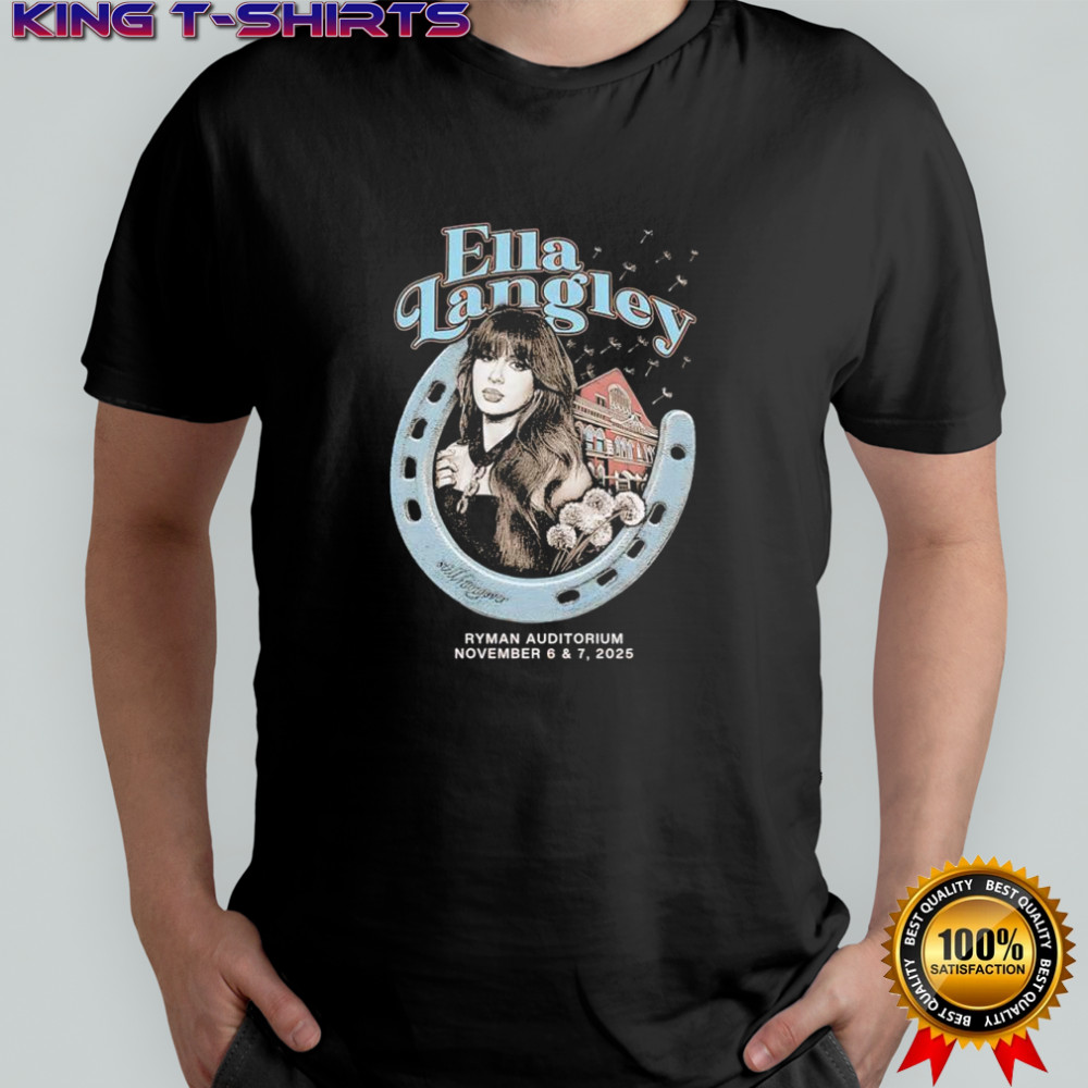 Ella Langley Ryman Auditorium November 6th & 7th 2025 poster shirt