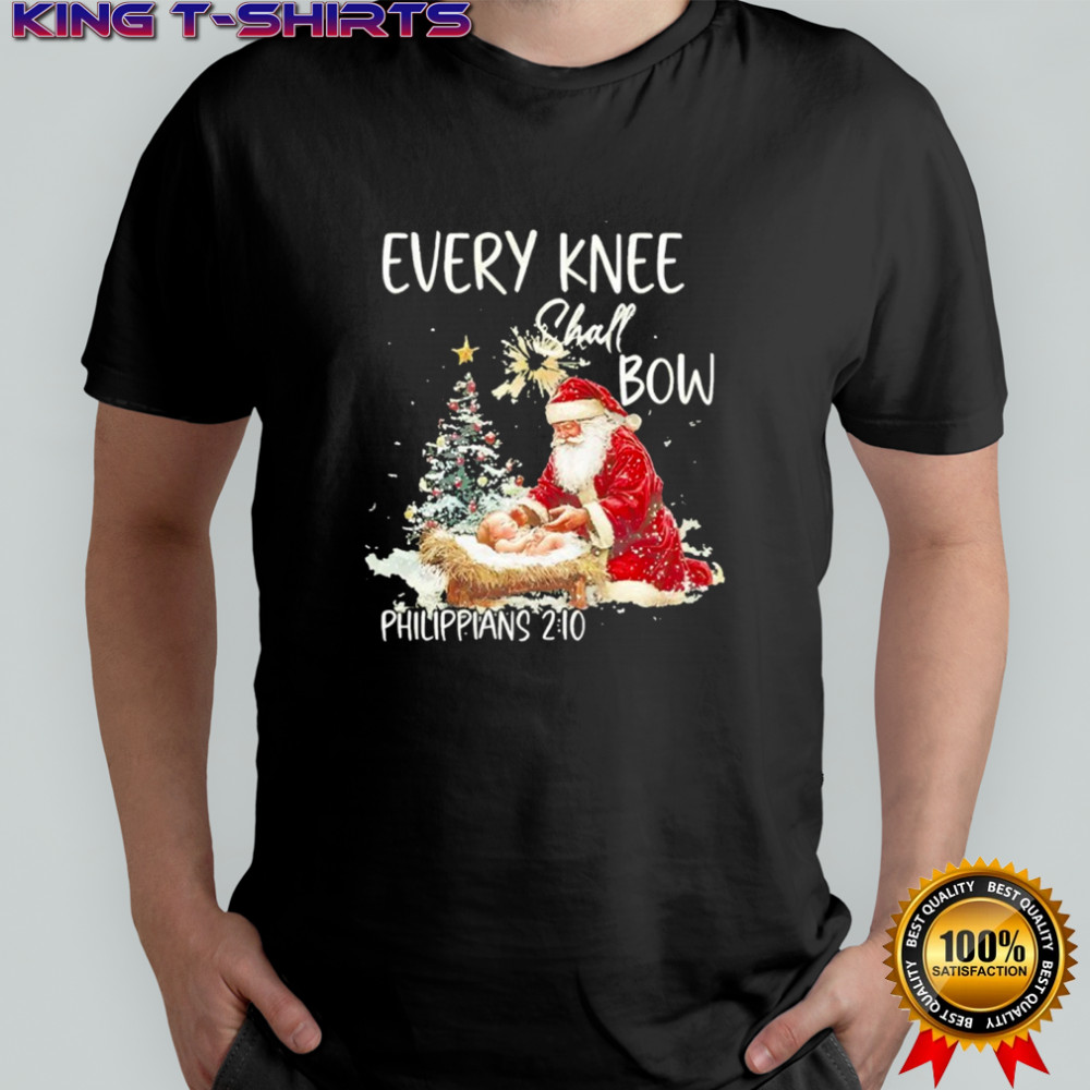 Every Knee Shall Bow Christmas shirt