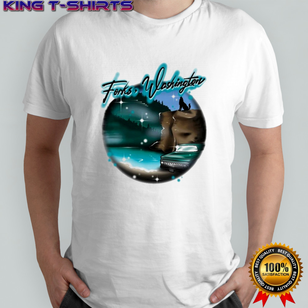 Forks Washington Airbrush T-shirt