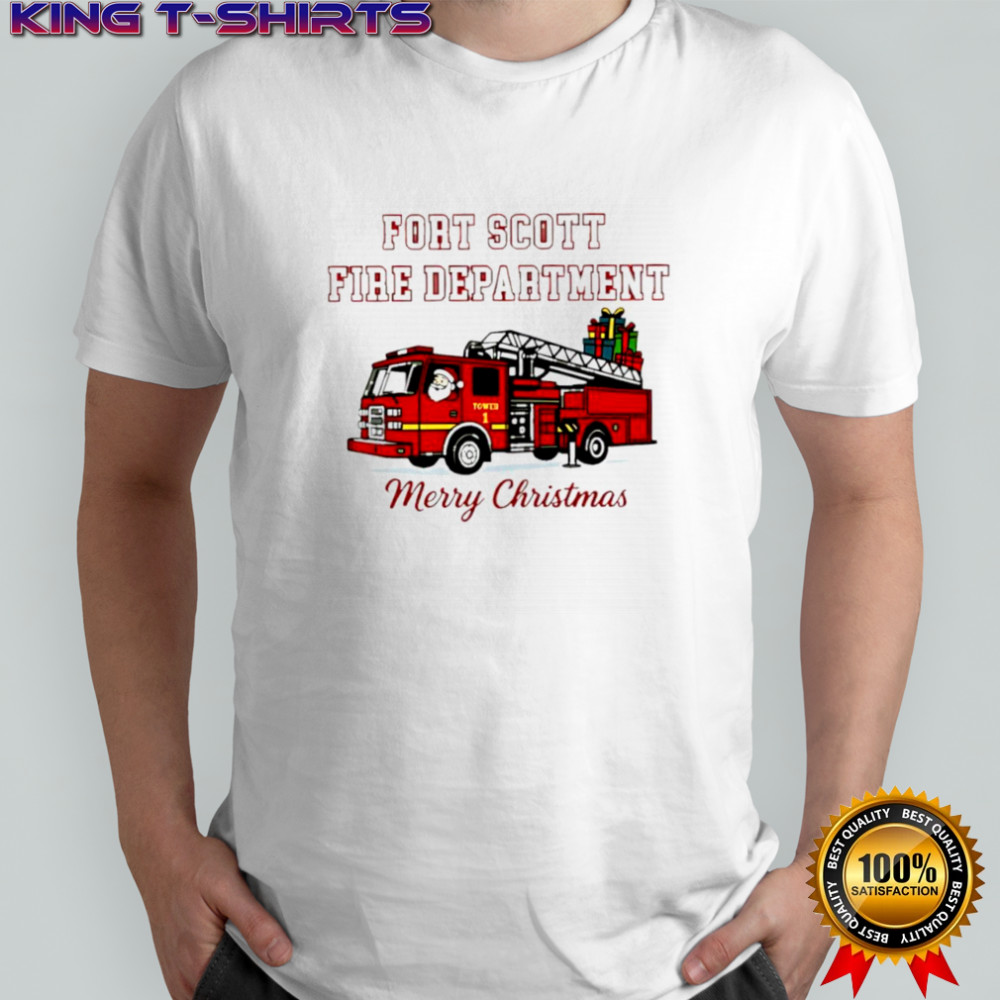 Fort Scott Fire Department Merry Christmas shirt
