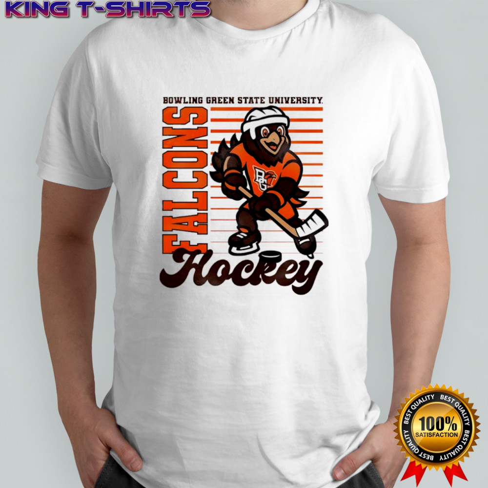 Freddy Falcon Hockey Bowling Green State University mascot shirt
