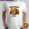 Funny cow turkey Mooooooo Happy Thanksgiving shirt