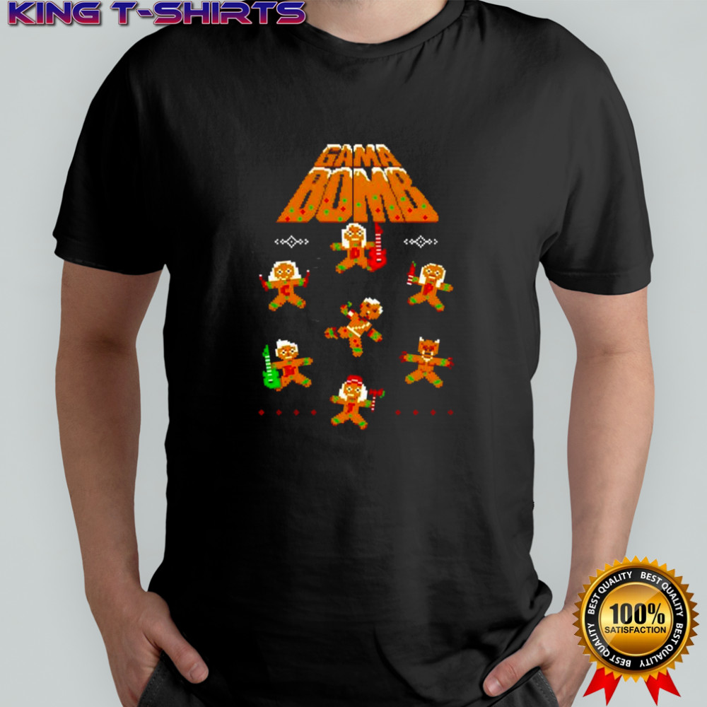 Gama Bomb band Christmas gingerbread graphic shirt