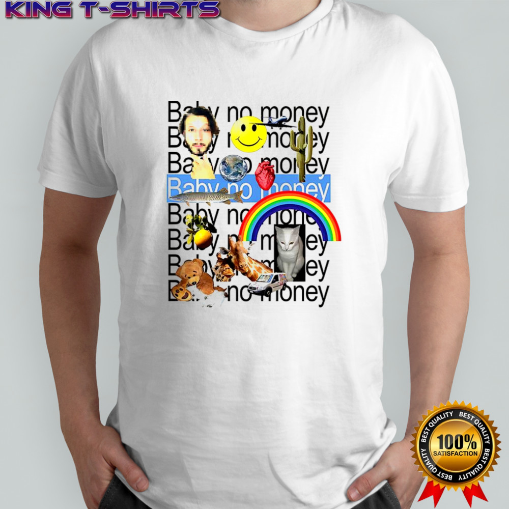 Generic baby no money icon heart rainbow fish cat cactus airplane smiley face shirt