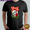 Ghost Father Christmas Santa Skeleton graphic shirt