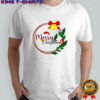 Girls Merry Christmas Wreath shirt