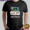 Gnome Seattle Seahawks Mariners Kraken Christmas shirt