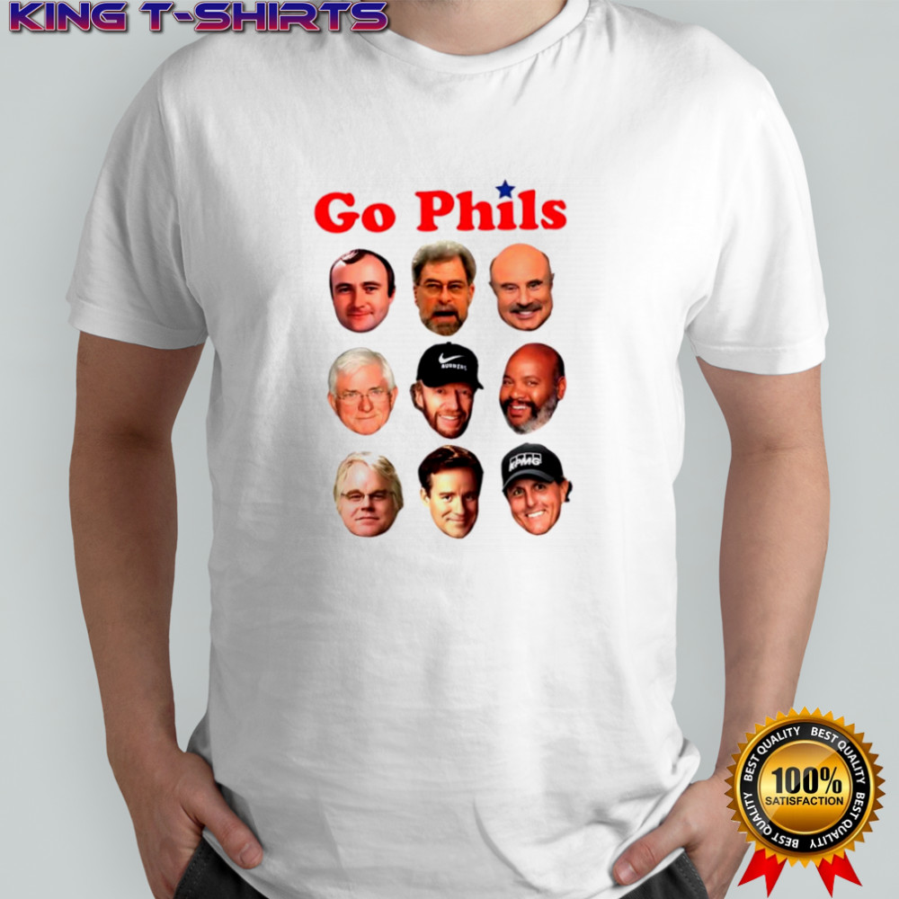 Go Phils And Phillips Big Heads Coach History shirt