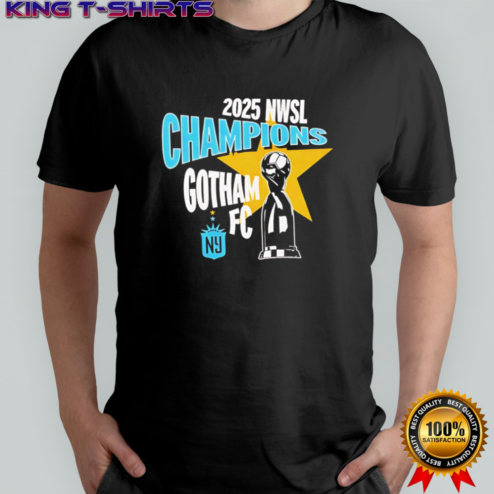 Gotham FC 2025 NWSL Champions Trophy Cup shirt