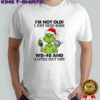 Grinch Christmas I’m not old i just need some wd-40 and a little duct tape 40 shirt