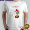 Grinch Christmas I’m too blessed to be stressed and too grateful to be hateful shirt
