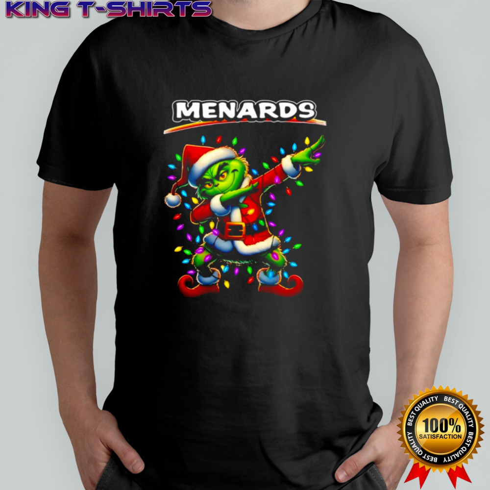 Grinch Lights Dabbing Christmas x Menards shirt