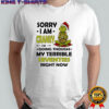 Grinch Sorry I Am Cranky I’m Going Through My Terrible Seventies Right Now shirt