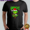 Grinch Stole Christmas Santa Claus Mans shirt