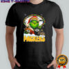 Grinch X Green Bay Packers Ball And Helmet Merry Christmas Shirt