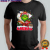 Grinch X Kansas City Chiefs Ball And Helmet Merry Christmas Shirt