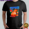 Gyattybara capybaras throw it back graphic shirt