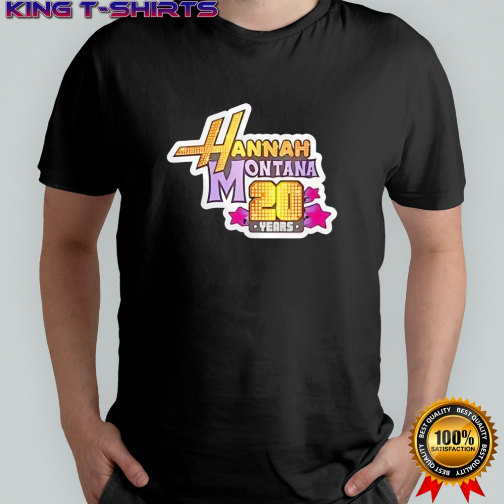 Hannah Montana 20 years Logo shirt