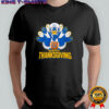 Happy Thanksgiving turkey wearing Indianapolis Colts’ horseshoe logo shirt
