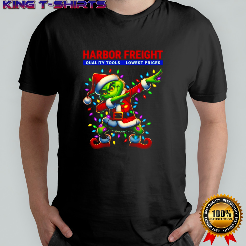 Harbor Freight Tools x Grinch Lights Dabbing Christmas shirt