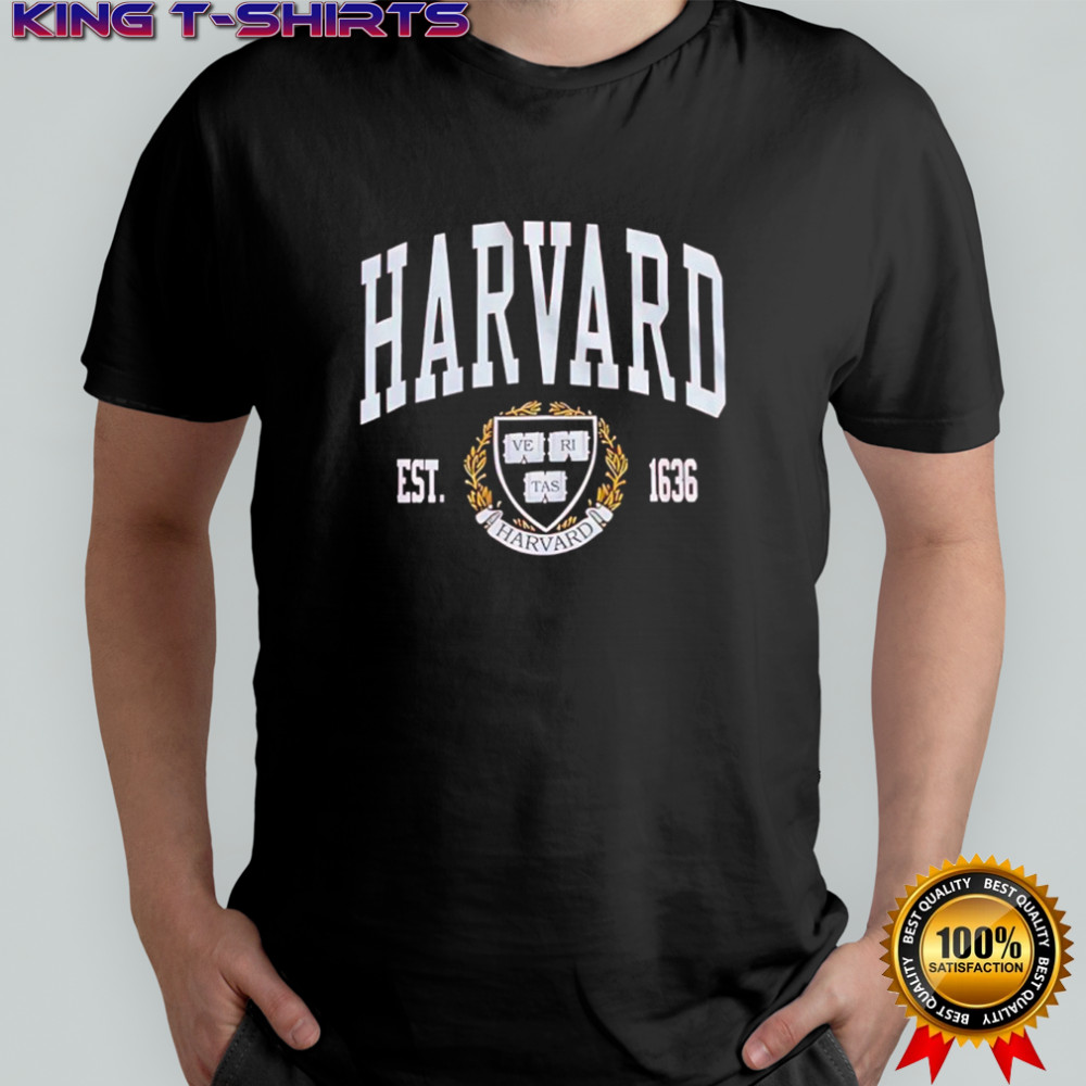 Harvard University Crest Logo est 1636 shirt