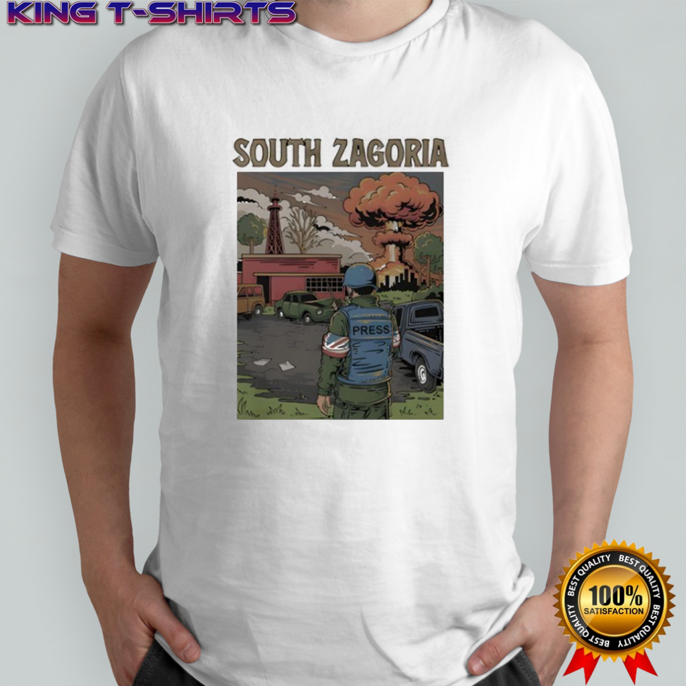 Hey Barmby South Zagoria graphic shirt