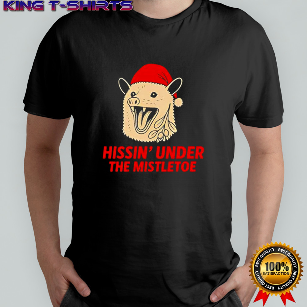 Hissin’ Under The Mistletoe Christmas shirt