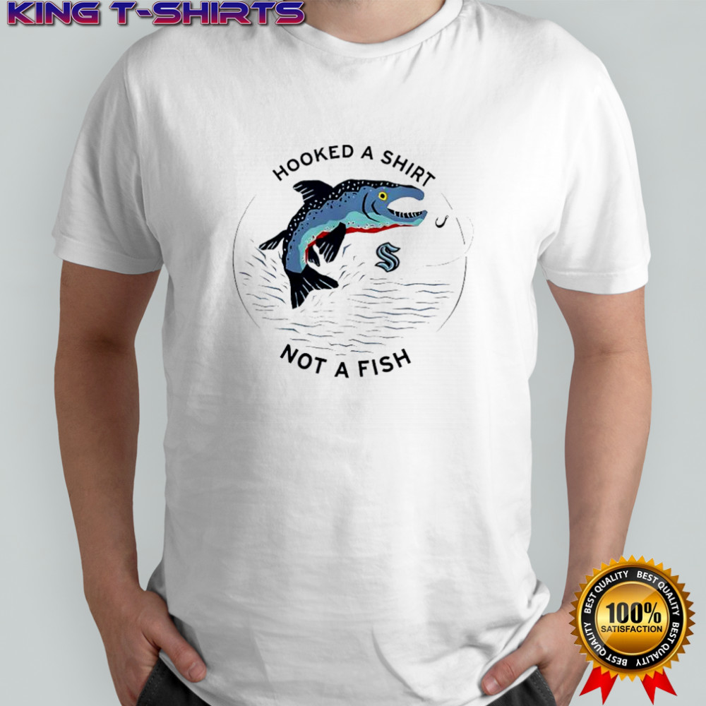 Hooked a shirt not a fish graphic fishing shirt